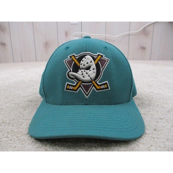 Mitchell & Ness Other - Anaheim Mighty Ducks Hat Cap Strap Back Green Mitchell & Ness NHL Hockey Mens
